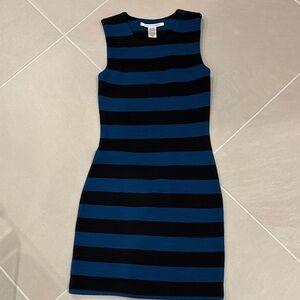 Diane von Furstenberg Bandage Bodycon Dress Size 0 Evening Freshly Dry Cleaned